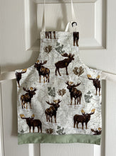 Load image into Gallery viewer, Moose on Map of USA - Adult and Tiny Aprons
