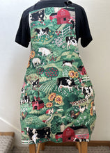 Load image into Gallery viewer, Farm Animals, Sunflowers, and Red Barns - Adult Aprons
